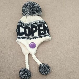 Robin Ruth Cream Pom-Pom Hat